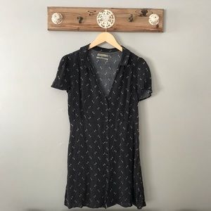 Urban Outfitters Printed Button Front Dress